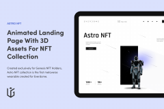 3D Assets nad website for NFT collection